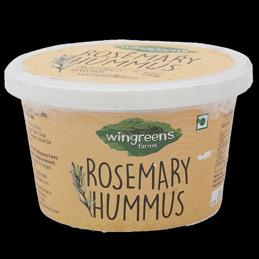 Wingreens Farms Rosemary Hummus Dip & Spread