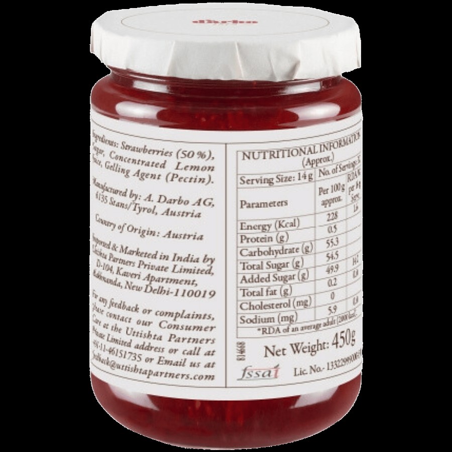 d'arbo Garden Strawberry Fruit Preserve