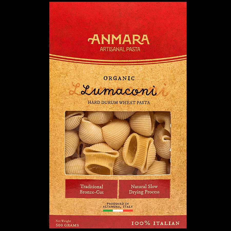 Anmara Organic Lumaconi Pasta - Hard Durum Wheat