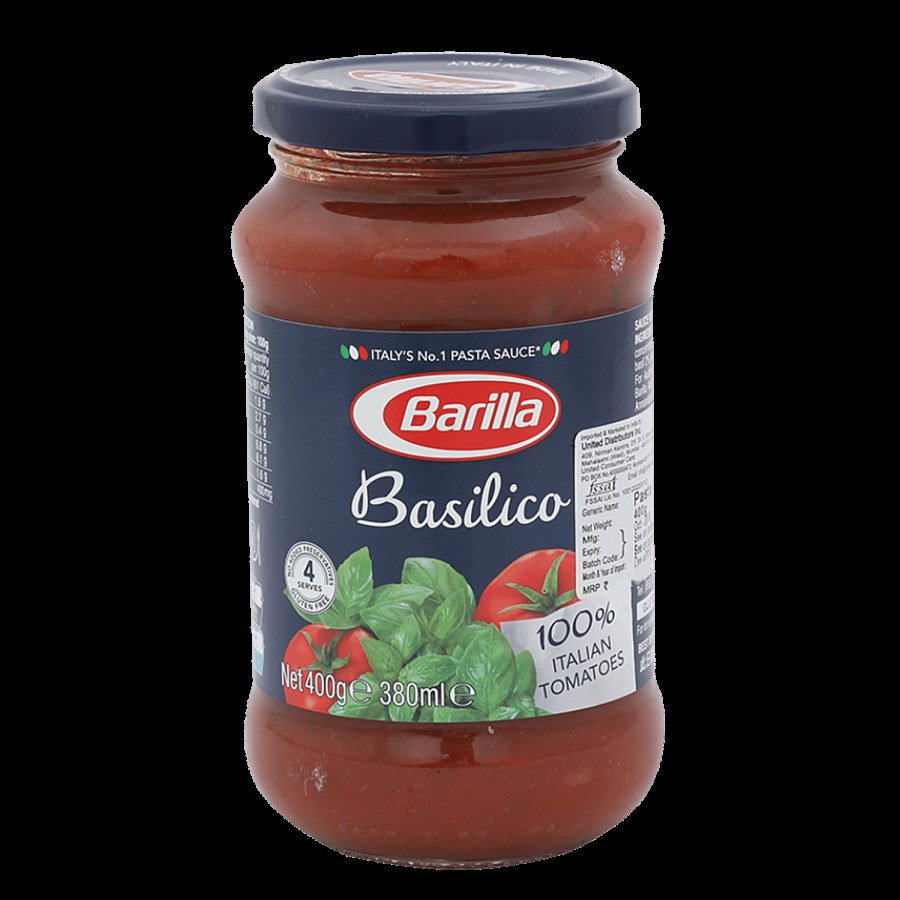 Barilla Basilico Pasta & Pizza Sauce - With No Added Preservatives