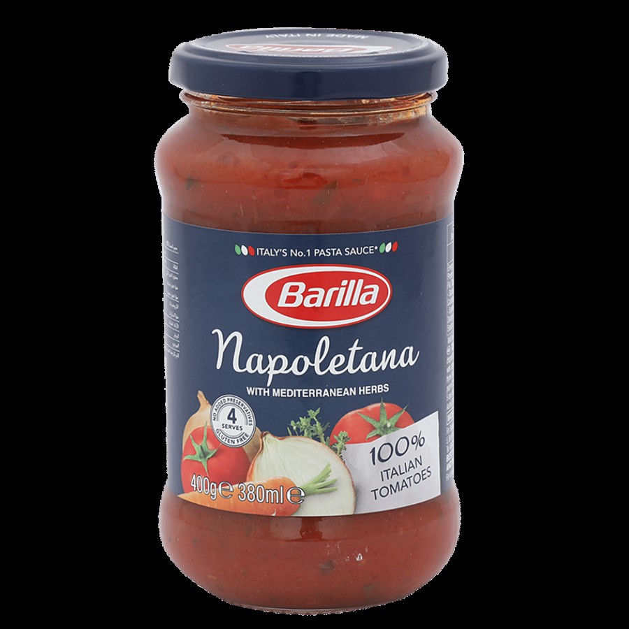 Barilla Napoletana Pasta & Pizza Sauce - With Mediterranean Herbs