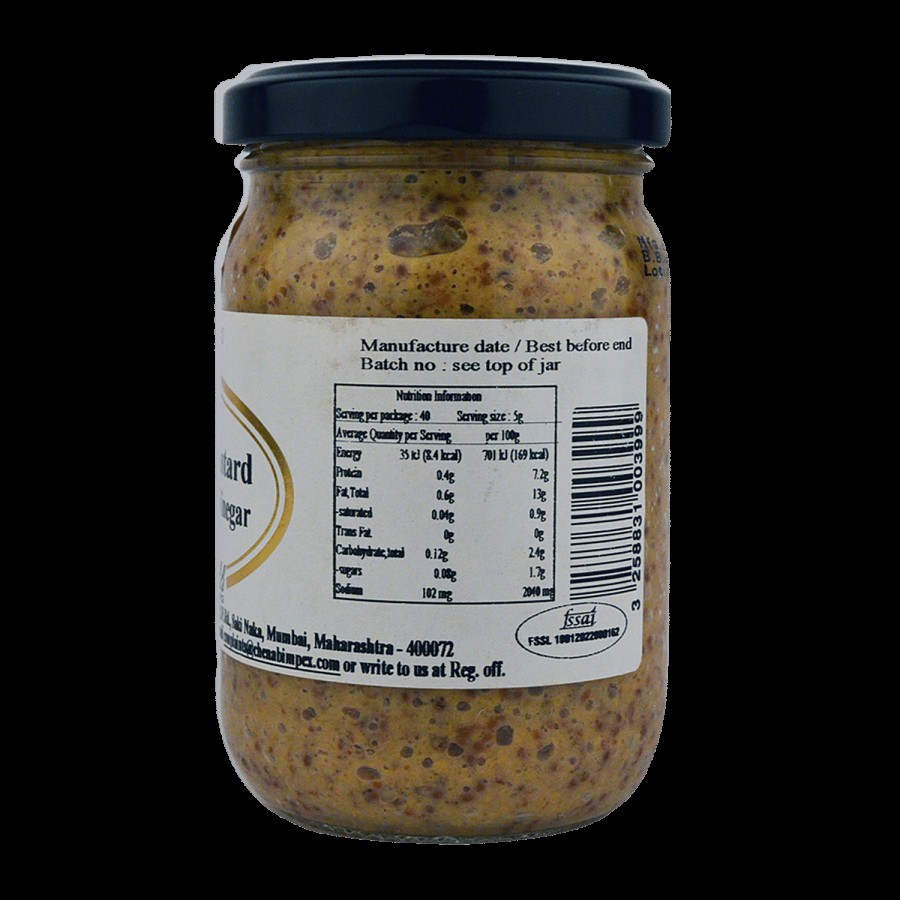 Delouis Grain Mustard With Cider Vinegar