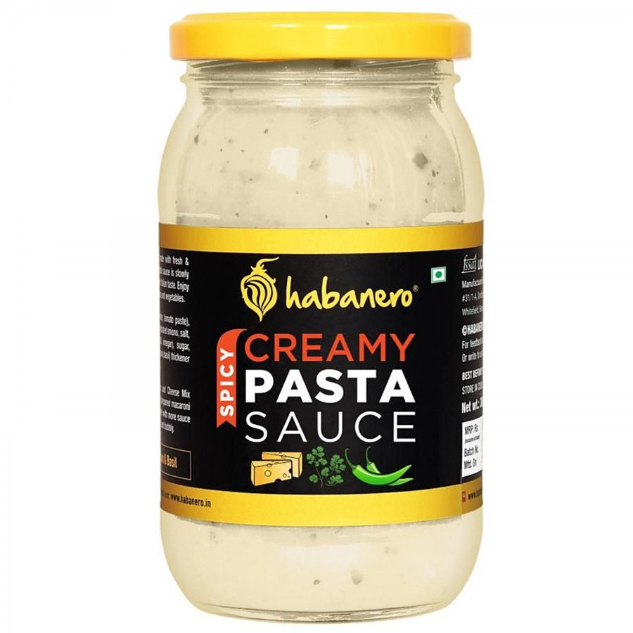 Habanero Creamy White Pasta Sauce - Cheese Sauce