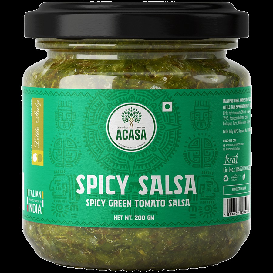 Little Italy  Acasa Spicy Green Tomato Salsa