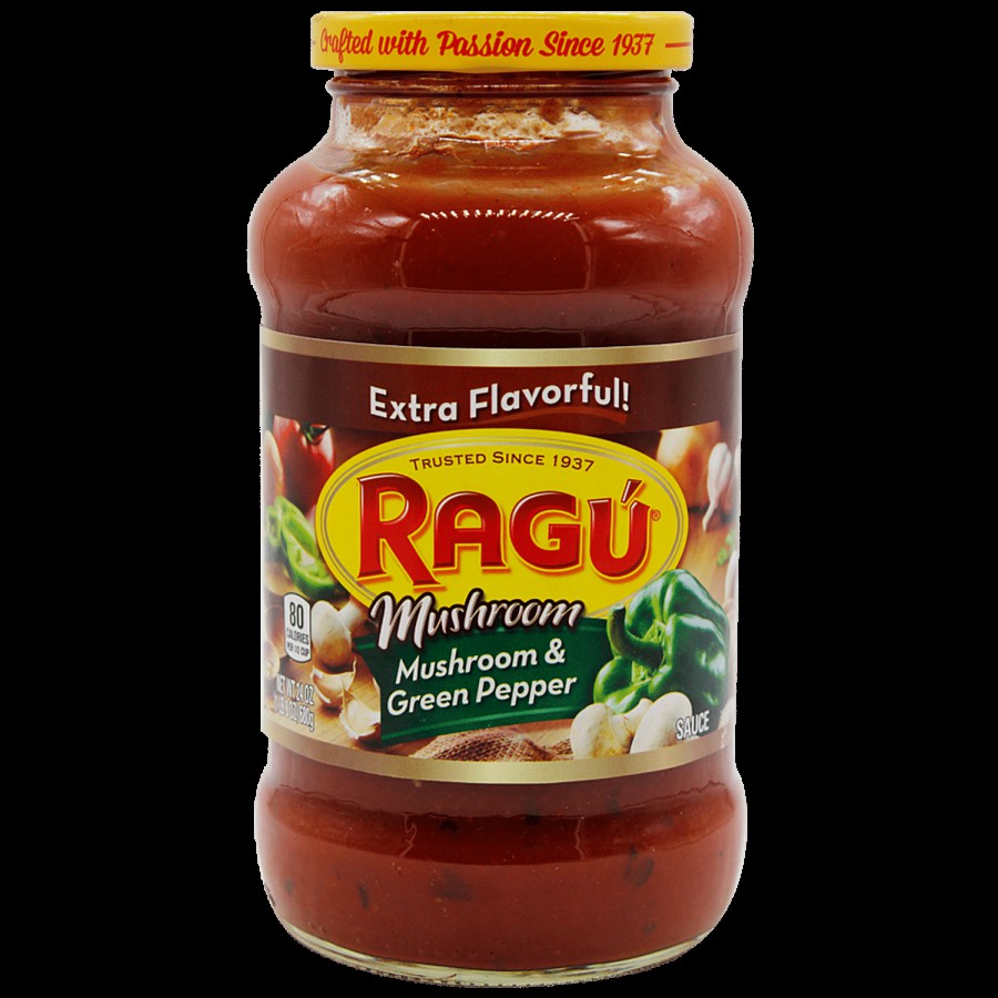 Ragu Pasta Sauce - Mushroom & Green Pepper