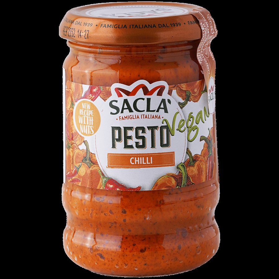 Sacla Pesto Chilli - Vegan