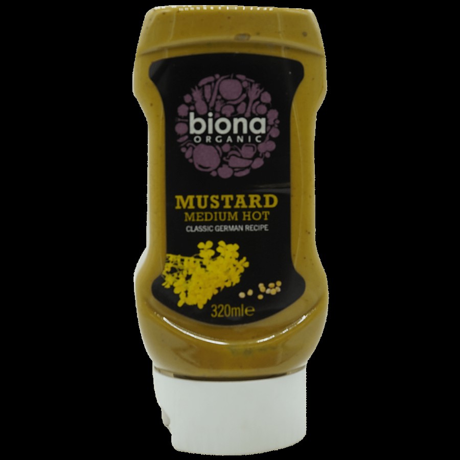 BIONA Organic Mustard Medium Hot