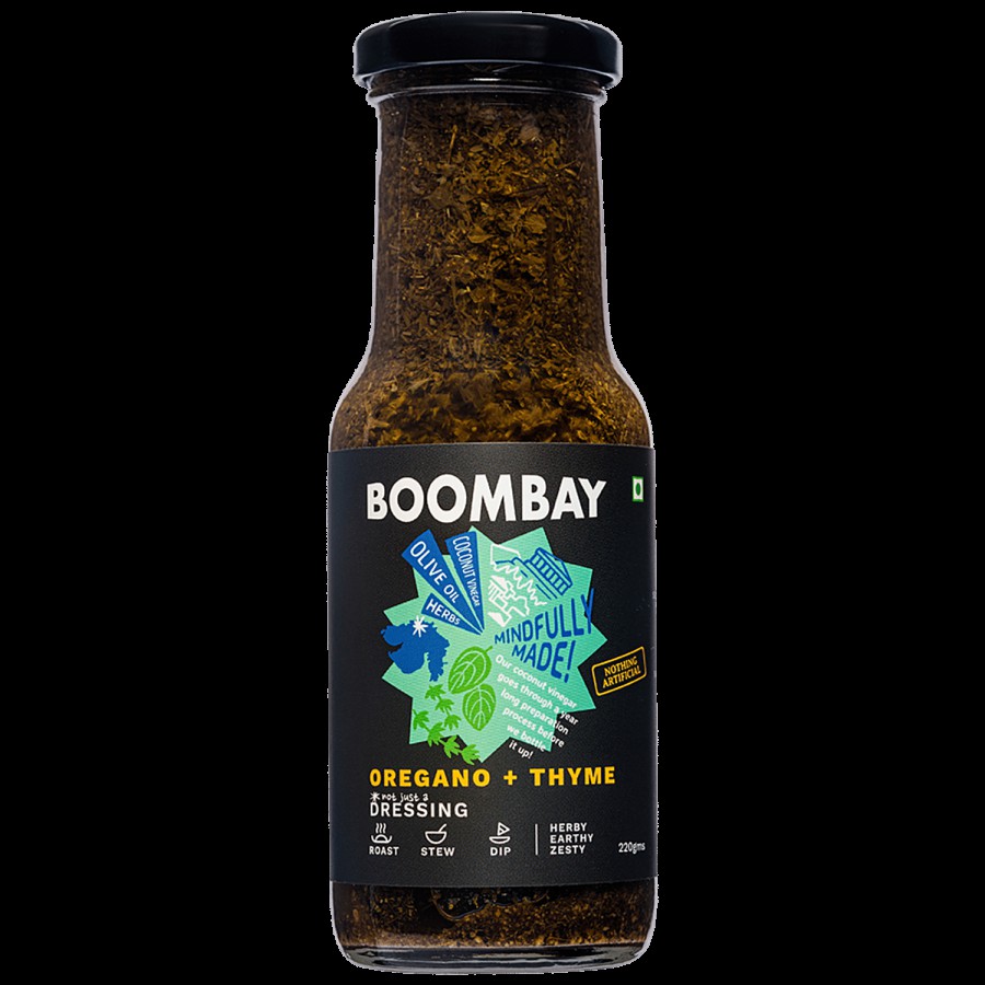 BOOMBAY Oregano + Thyme Dressing - Earthy & Zesty