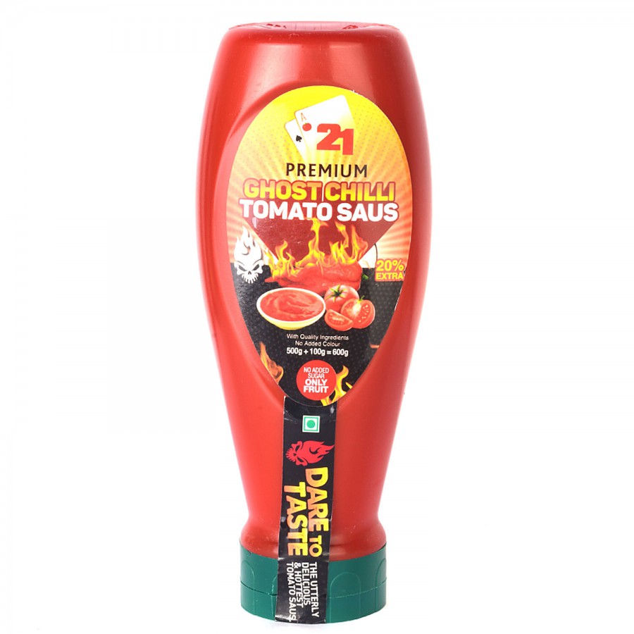 A 21 Premium Premium Ghost Chilli Tomato Saus - No Added Sugar