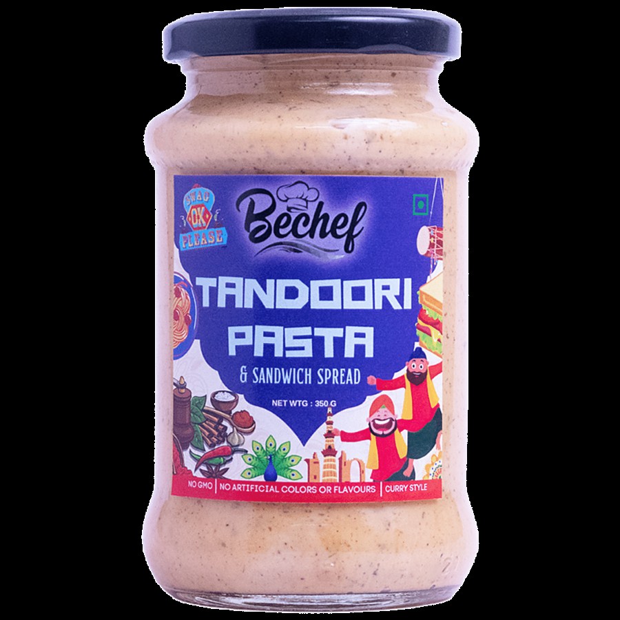 Bechef Tandoori Pasta & Sandwich Sauce - Curry Style