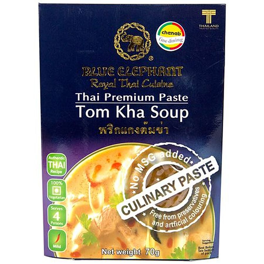 Blue Elephant Royal Thai Cuisine Premium Paste Tom Kha Soup - No Preservatives