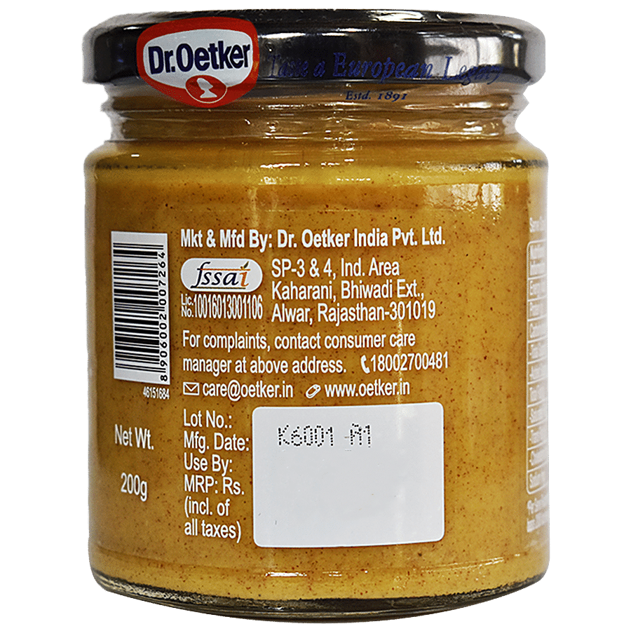 DR.OETKER Dijon Mustard - Creamy Condiment