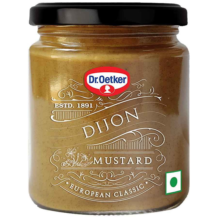 DR.OETKER Dijon Mustard - Creamy Condiment