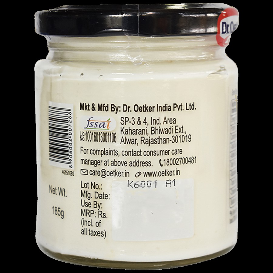 DR.OETKER Garlic Aioli - Creamy Texture