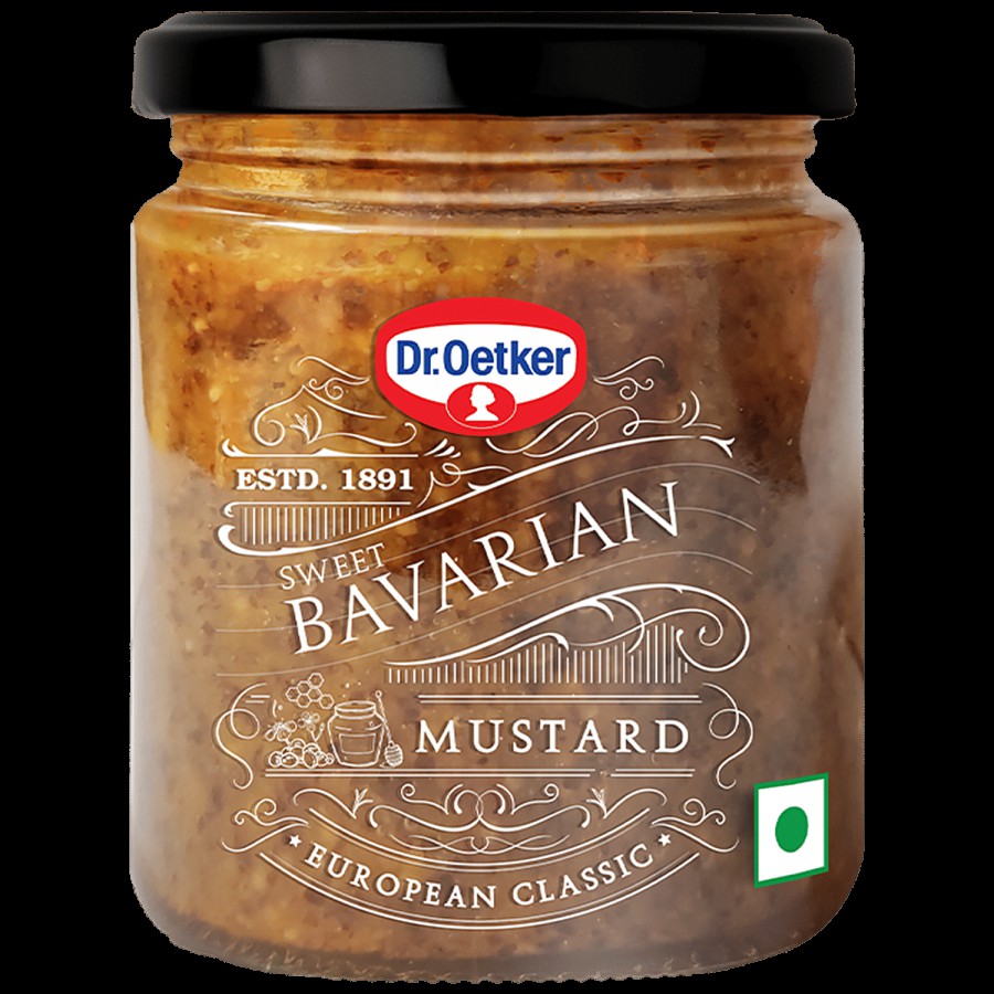 DR.OETKER Sweet Bavarian Mustard - Creamy Condiment