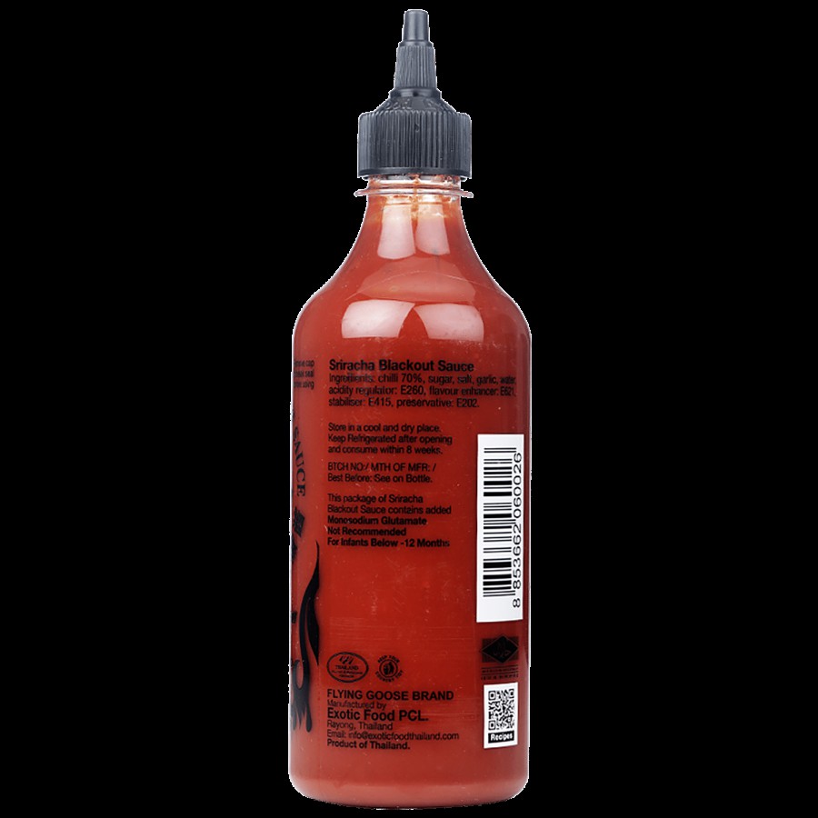 Flying Goose Sriracha Blackout Sauce - Spicy