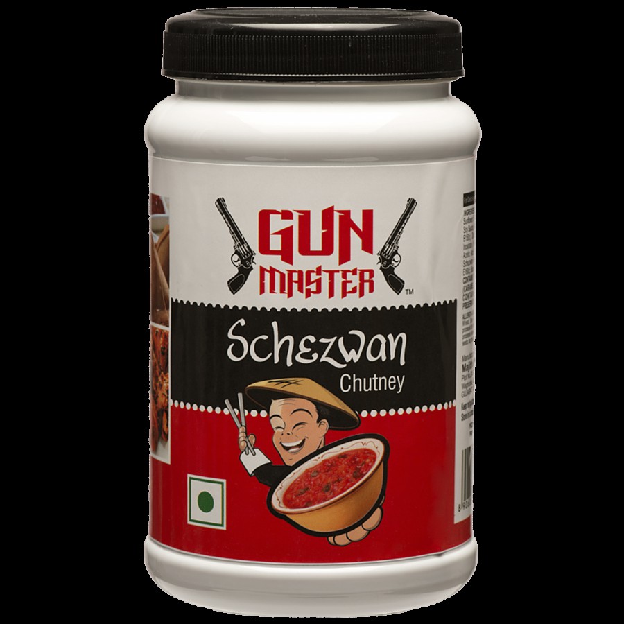 Gun Master Schezwan Chutney  -  Versatile Condiment