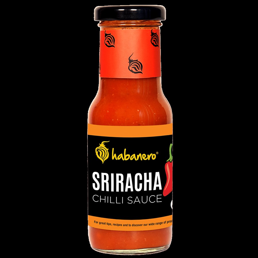 Habanero Sriracha Chilli Sauce 185 g + Hot Sauce 75 ml + Sauce - Peri Peri 200 g