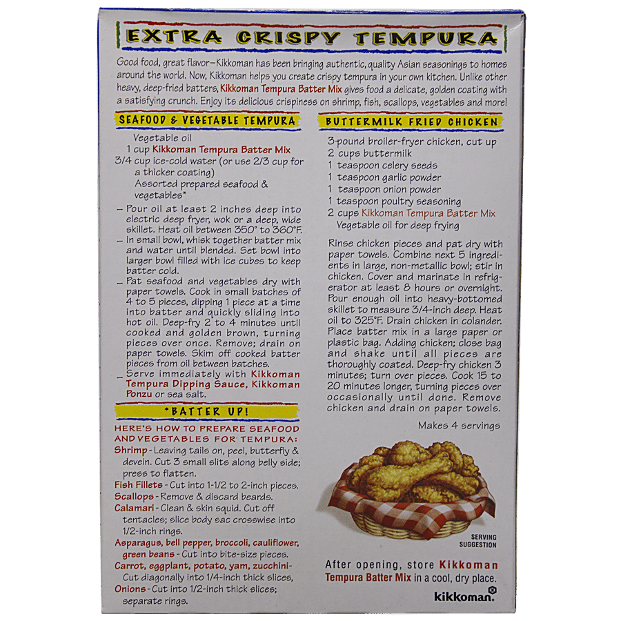 Kikkoman Tempura Batter Mix - Extra Crispy