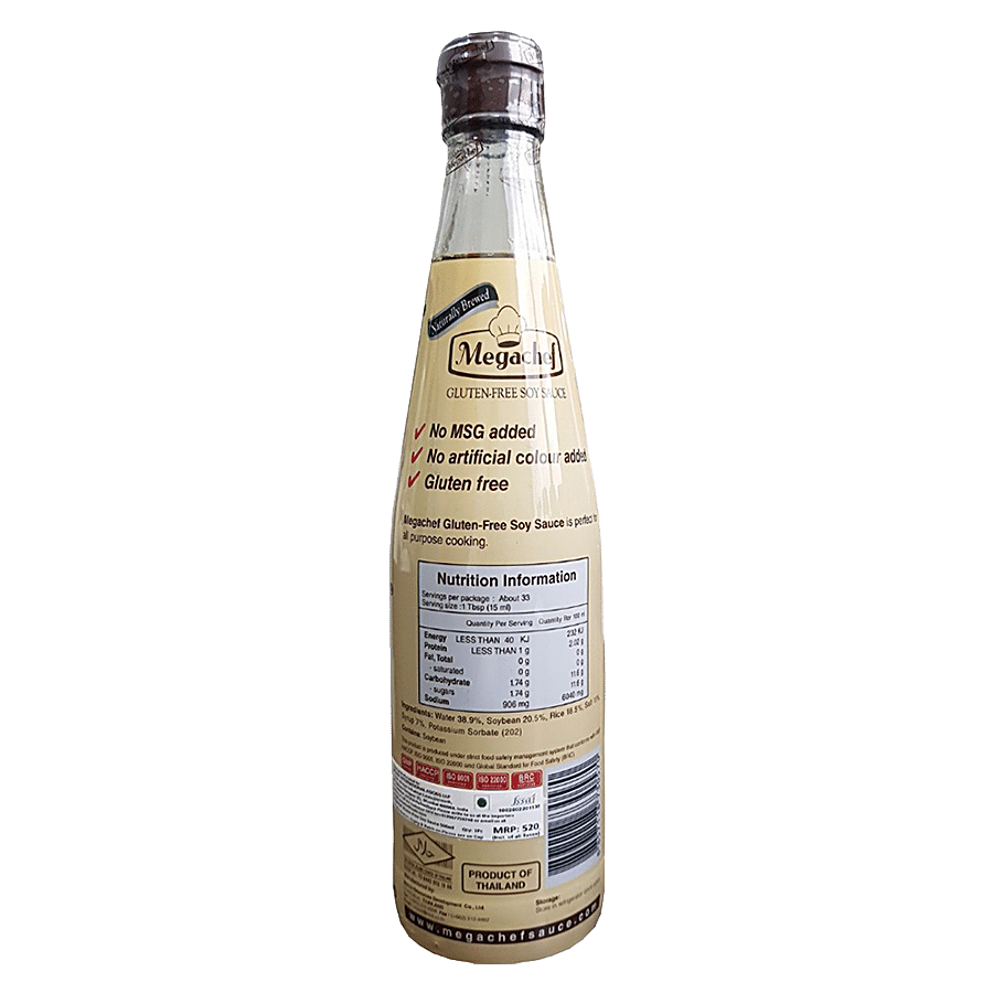 Megachef Gluten Free Soy Sauce