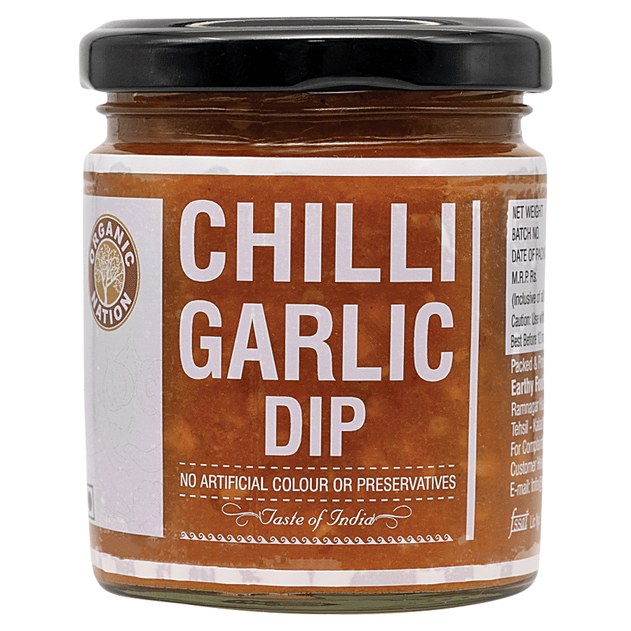 Organic Nation Chilli Garlic Dip