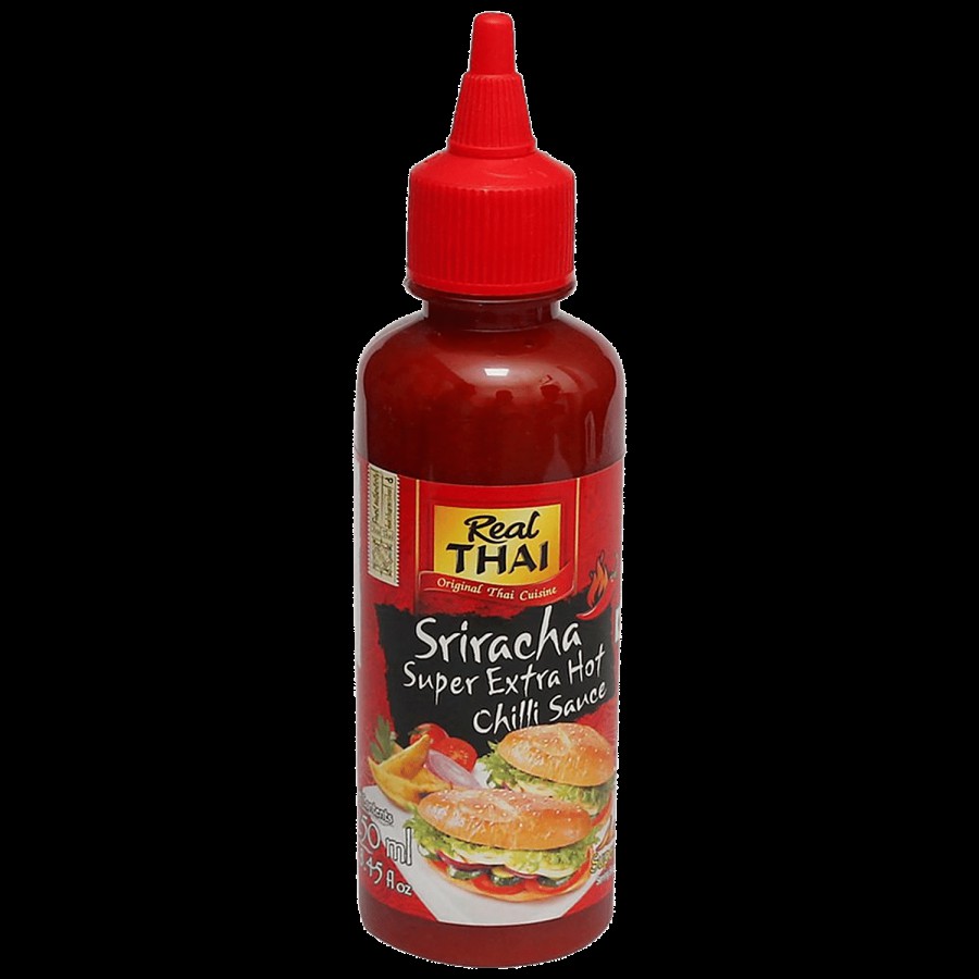 REAL THAI Sriracha Super Extra Hot Chilli Sauce - Spicy