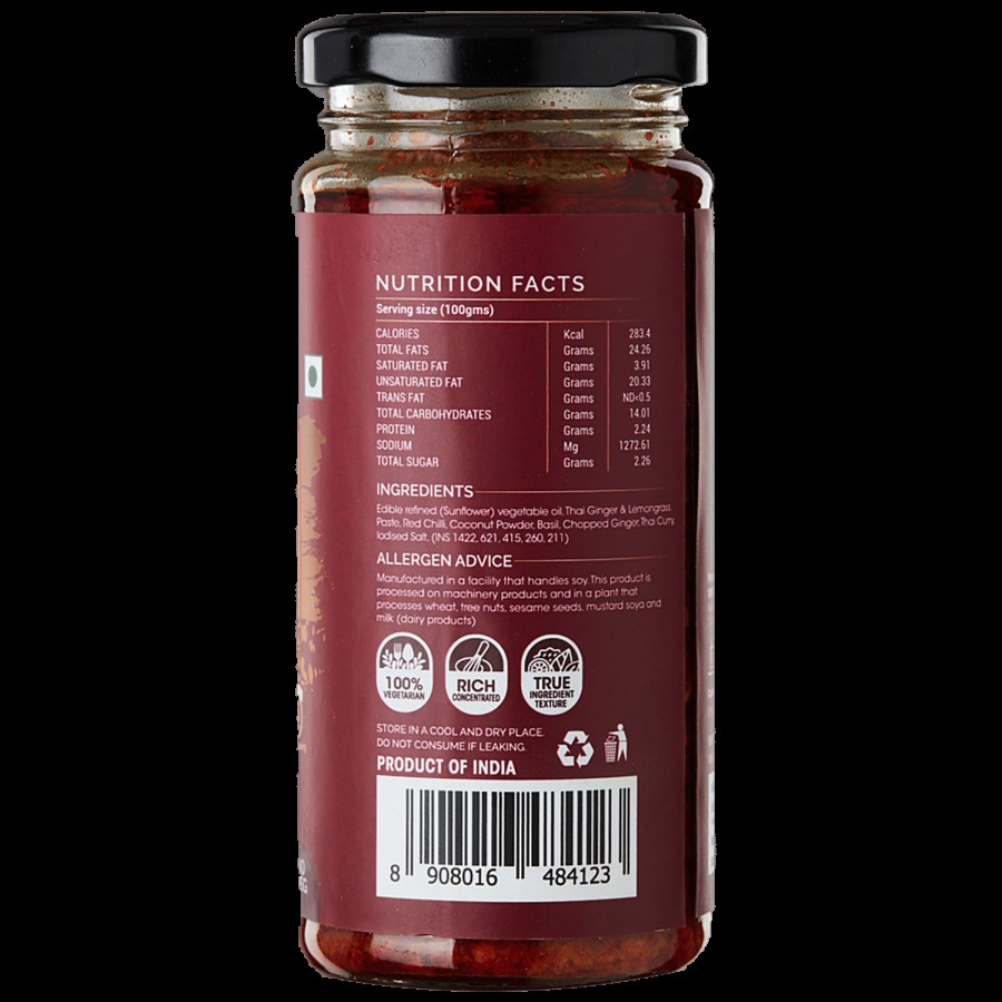 White Light  Red Thai Curry Paste - Authentic