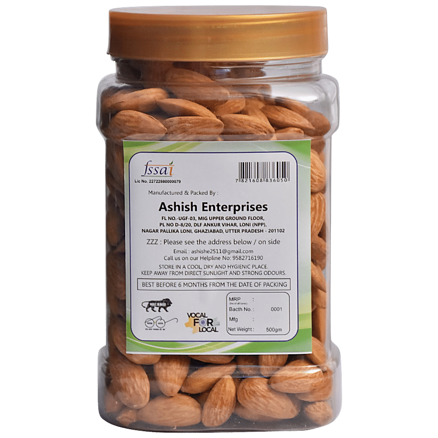 A VAISHALI Plain Almonds