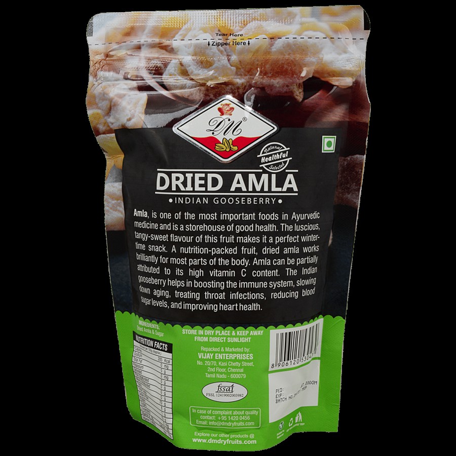 DON MONTE Dried Amla/Indian Gooseberry - Vitamin C Rich