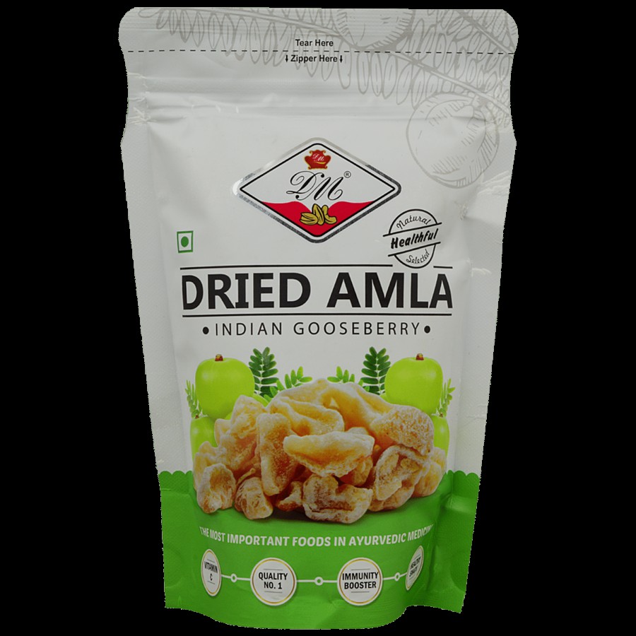 DON MONTE Dried Amla/Indian Gooseberry - Vitamin C Rich