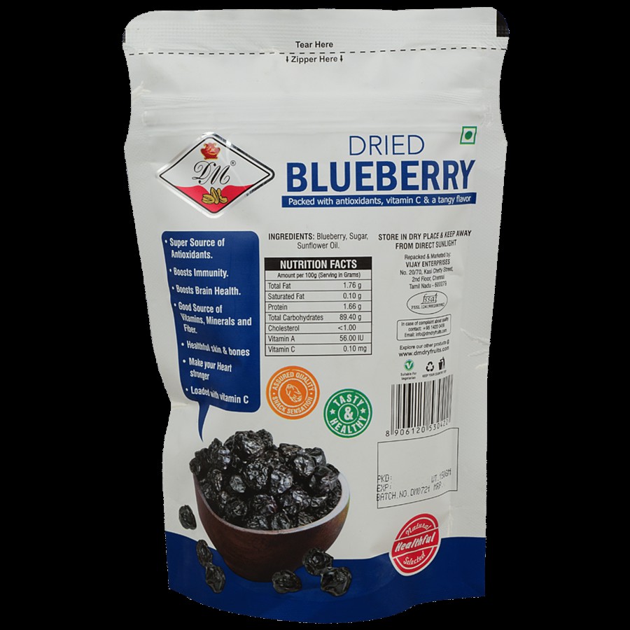 DON MONTE Dried Blueberry - Vitamins & Minerals Rich