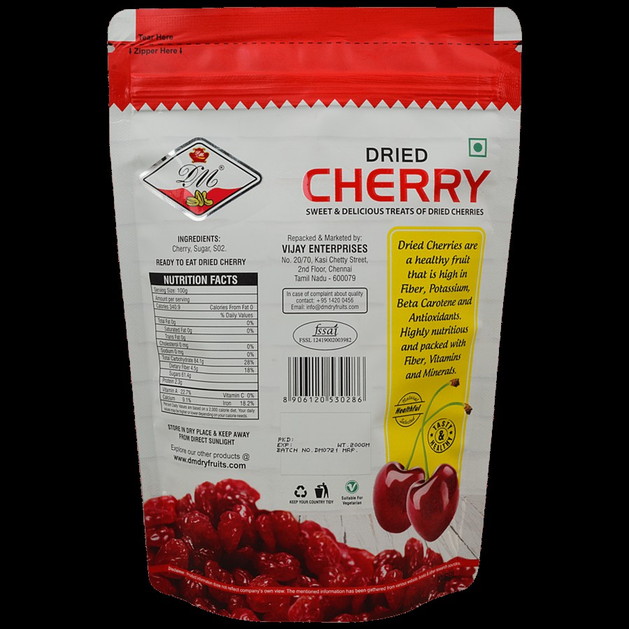 DON MONTE Dried Cherry - Premium Quality