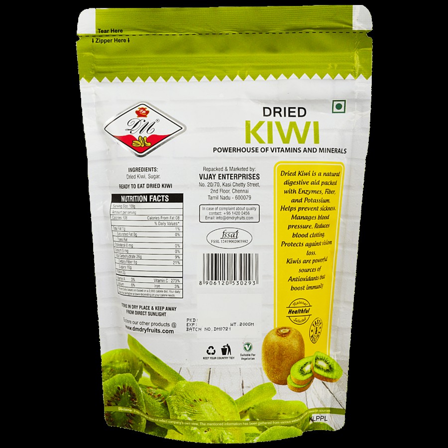 DON MONTE Dried Kiwi - Premium Quality