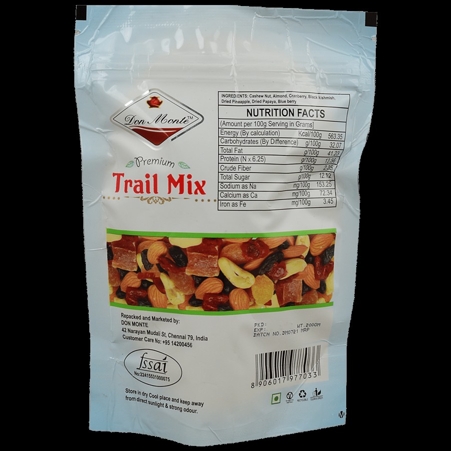 DON MONTE Premium Trail Mix - Vitamins