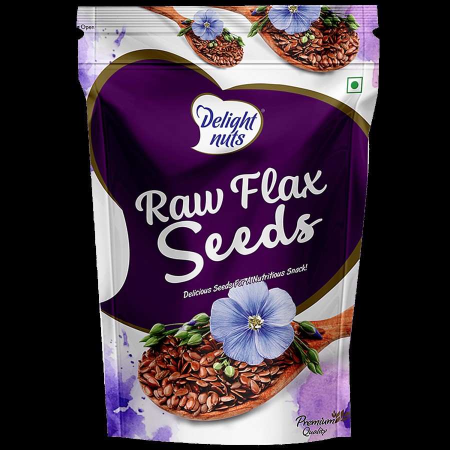 Delight Nuts Raw Flax Seeds - Premium