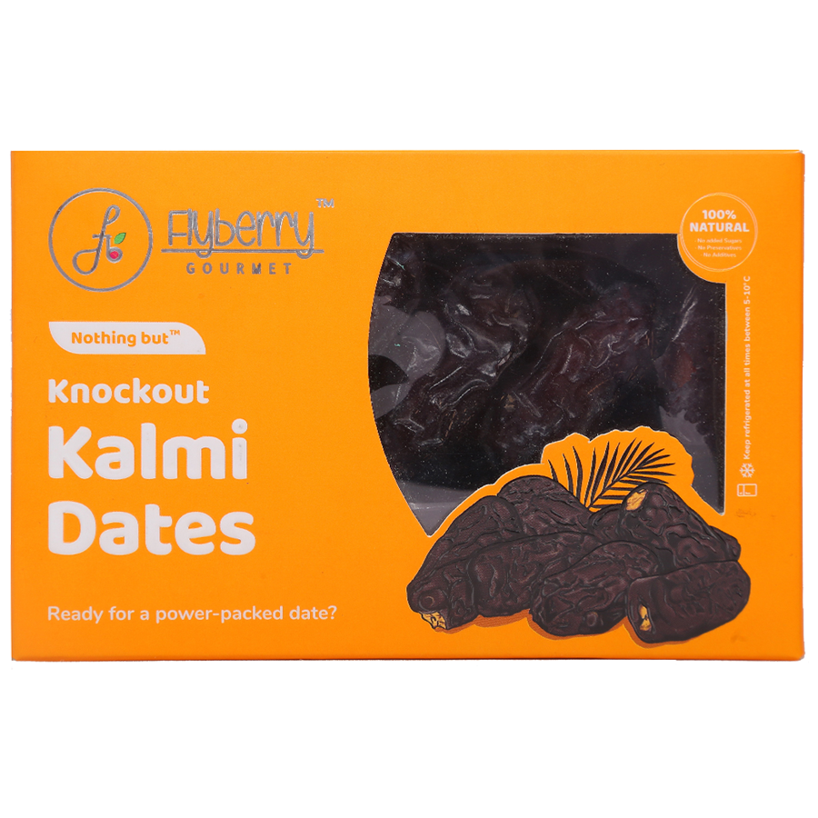 Flyberry Gourmet Knockout Kalmi Dates - Rich In Calcium