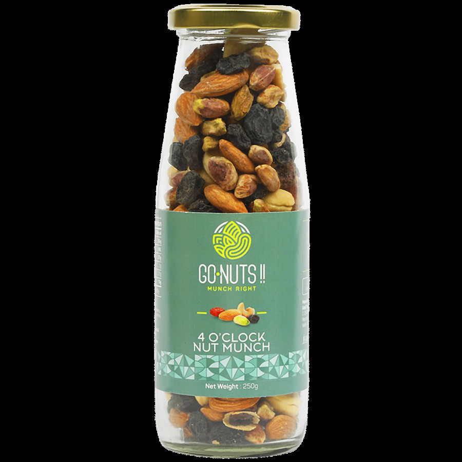 Go Nuts 4 O'Clock Nut Munch - High Protein & Fibre Rich