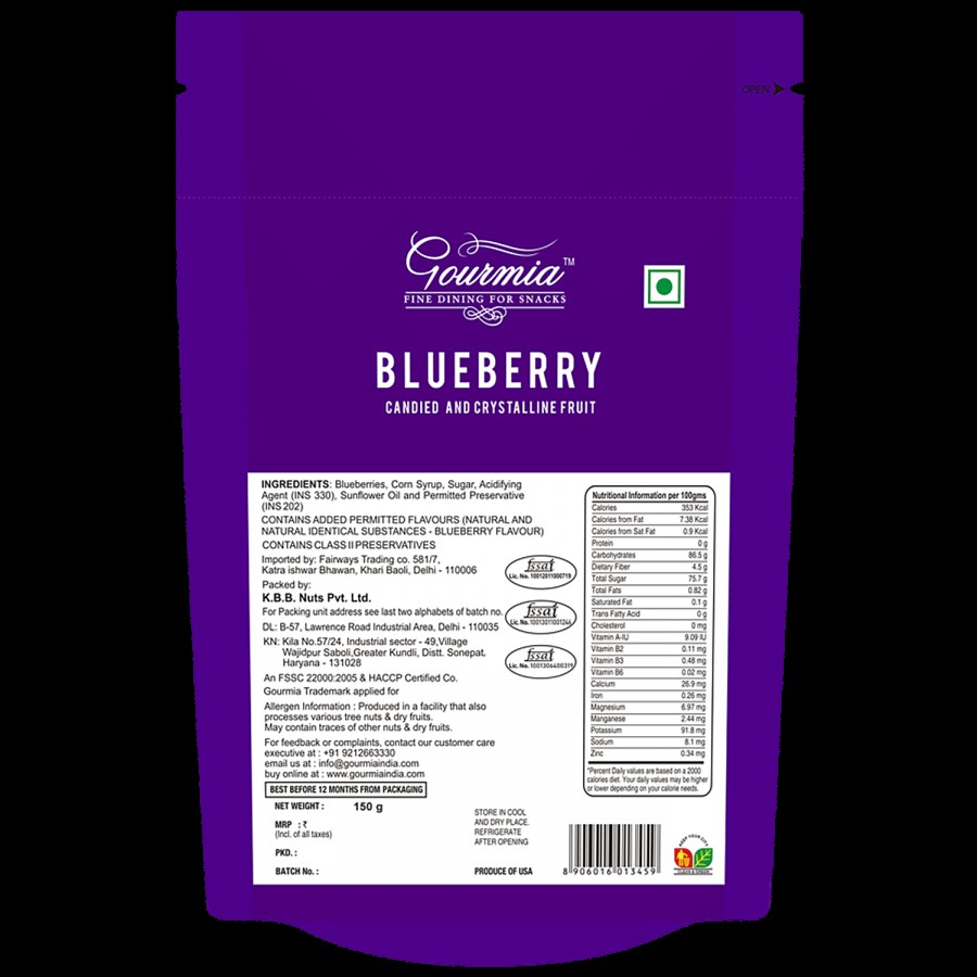 Gourmia Blueberry