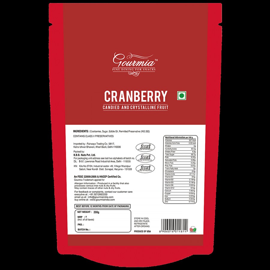 Gourmia Cranberry