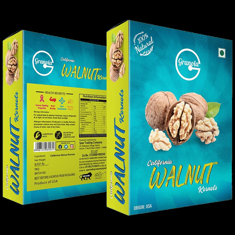 Granola California Walnut Kernels - 100% Natural