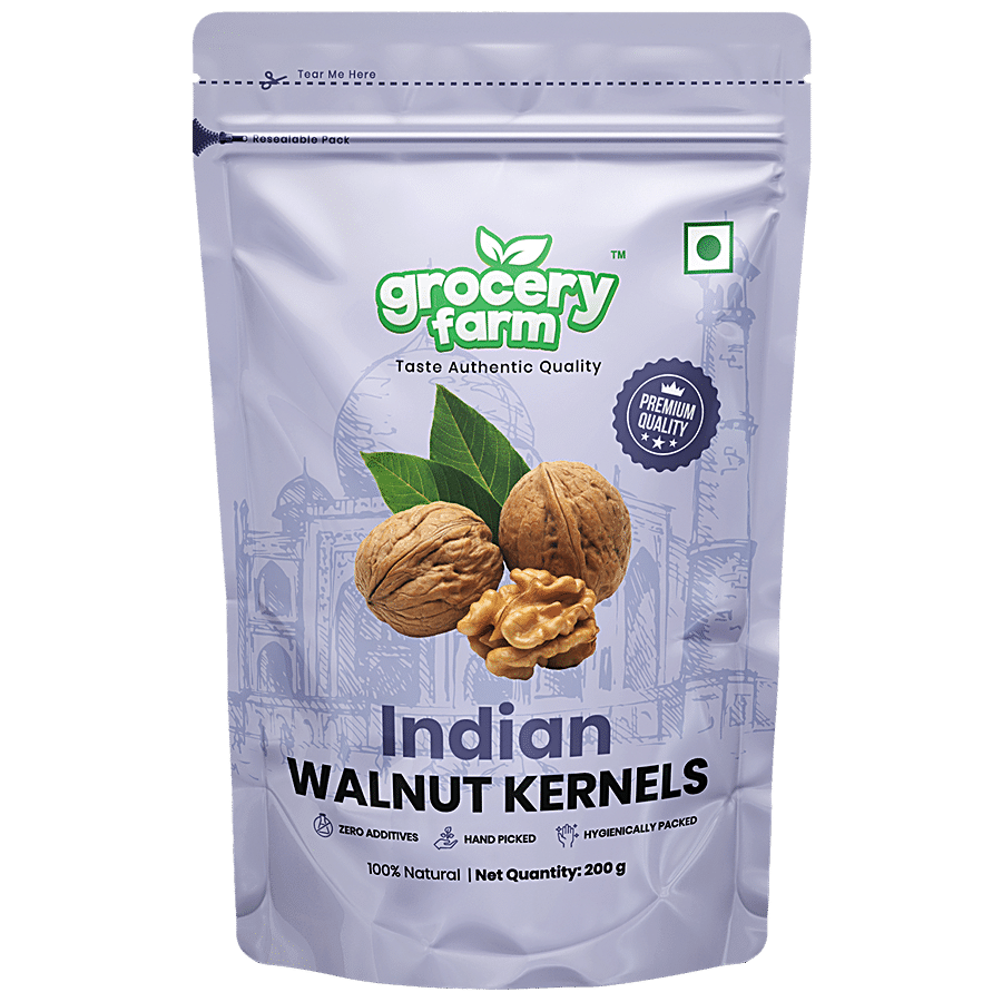 Grocery Farm Indian Walnut Kernels - 100% Natural