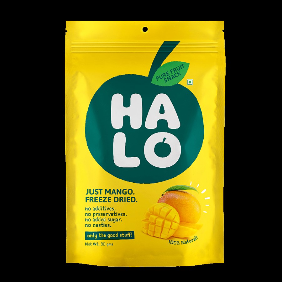 HALO Freeze Dried Mango - Pure Fruit Snack