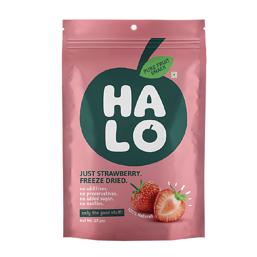 HALO Freeze Dried Strawberry - Pure Fruit Snack