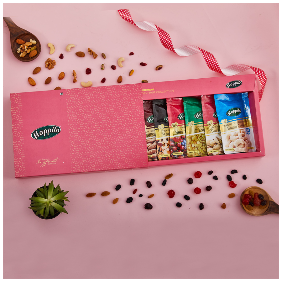 Happilo Dry Fruit Celebrations Gift Box - Freesia