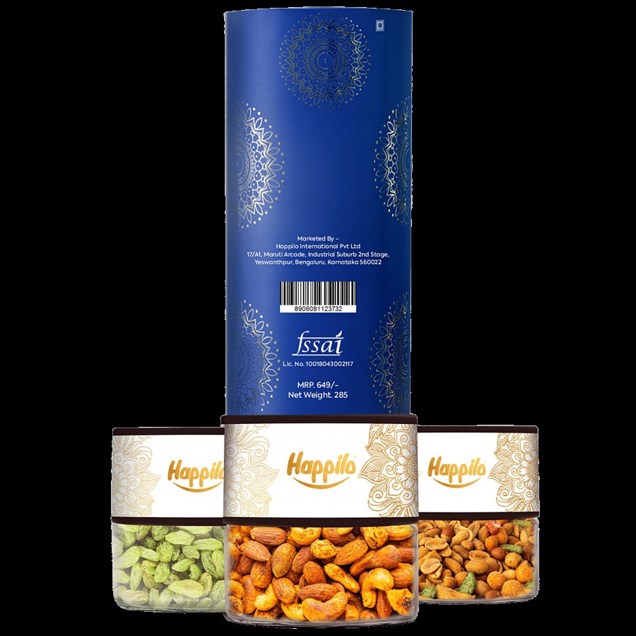 Happilo Dry Fruit Celebrations Gift Box - Macaw