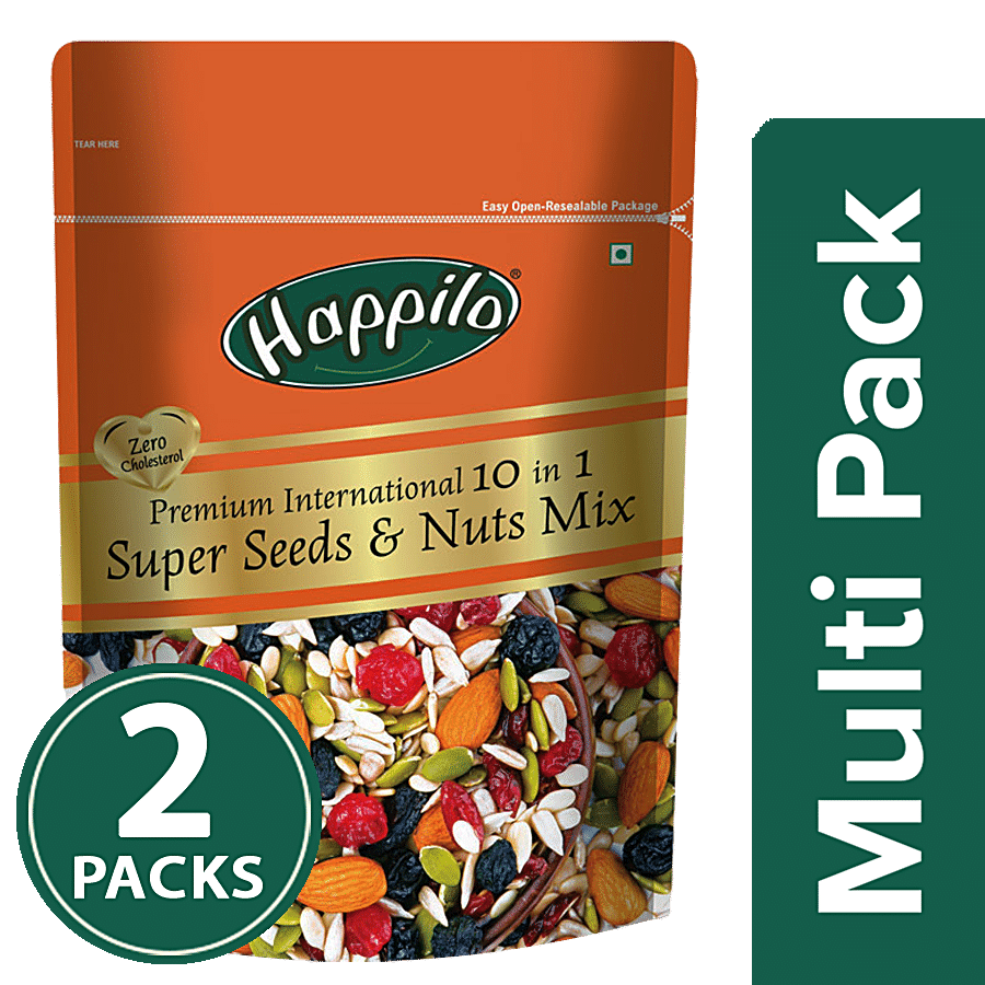 Happilo Premium 10 In 1 Super Seeds & Nuts Mix