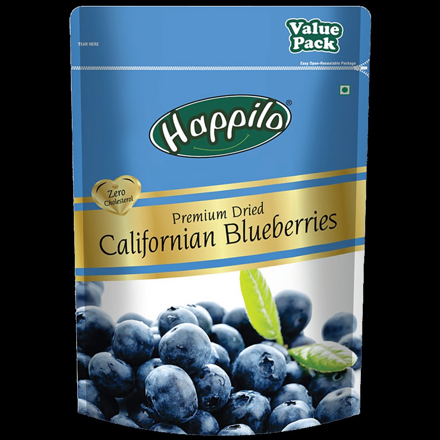 Happilo Premium Dried Californian Blueberries - Value Pack