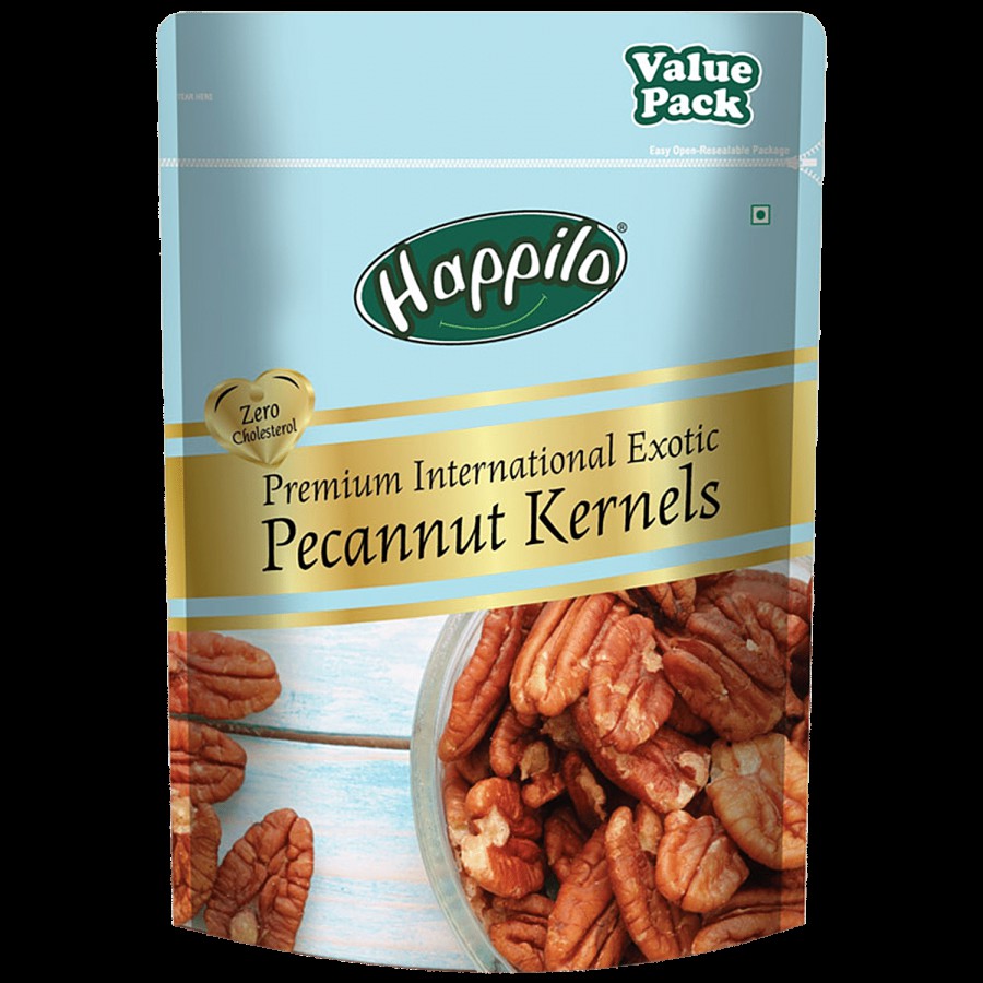 Happilo Premium International Exotic Pecannut Kernels - Value Pack