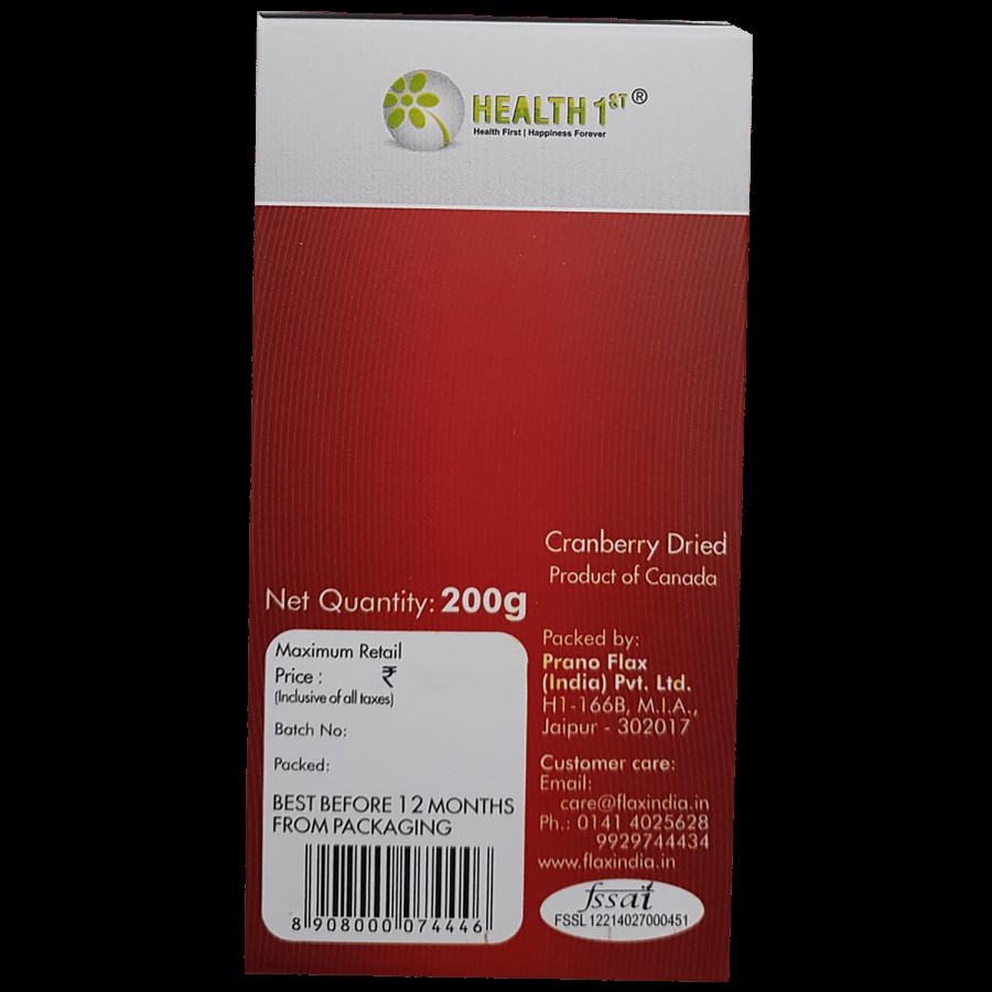 Health 1st Cranberry Dried