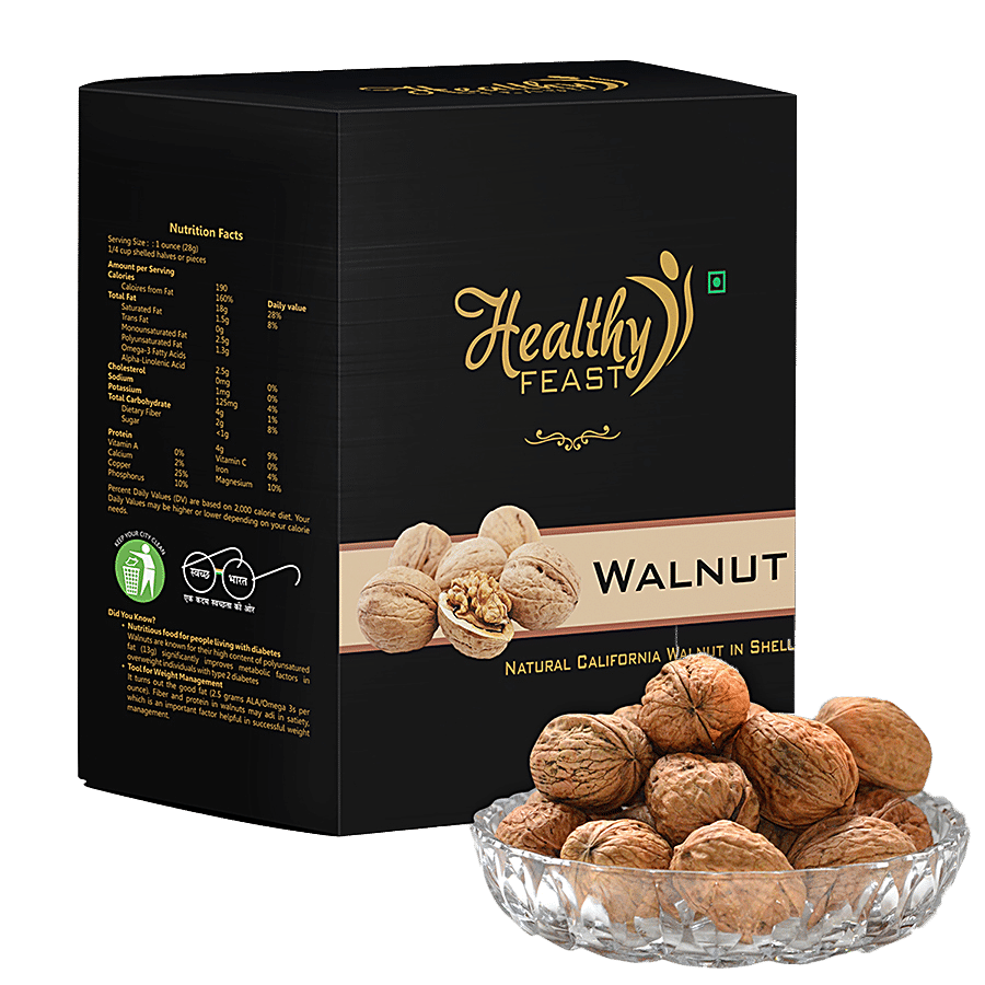 Healthy Feast Natural California Walnut Inshell